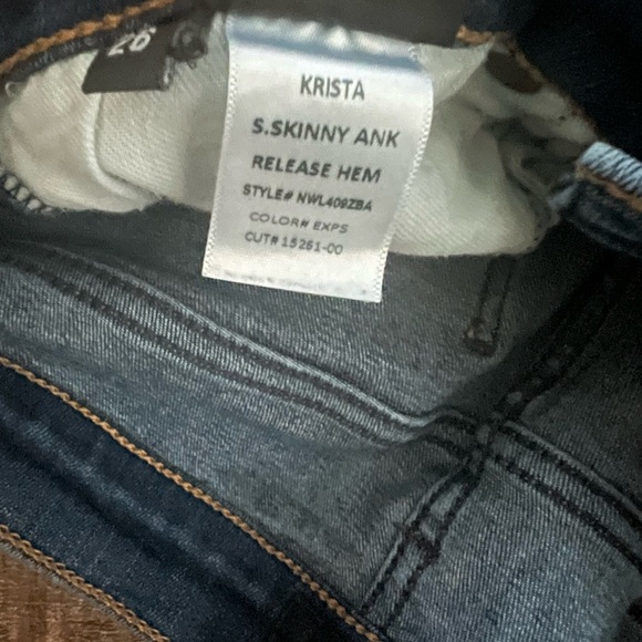 Hudson Skinny Ankle Jeans Size 26 - Picture 4 of 6